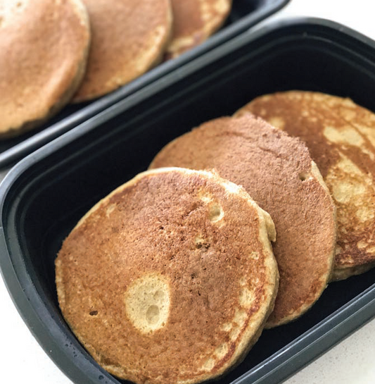 Apple Cinnamon Protein Pancakes