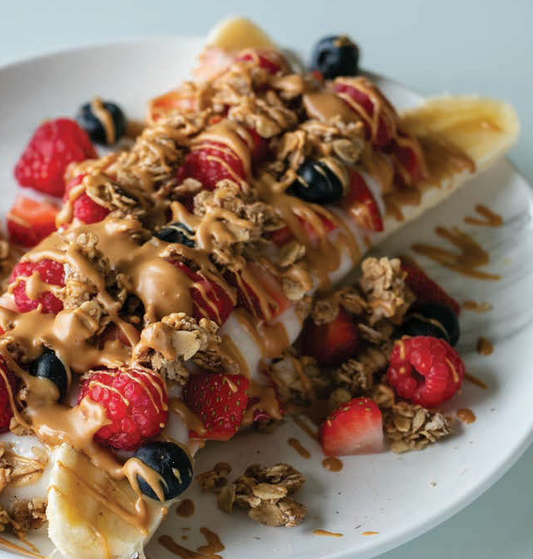 Gluten-Free Banana Split Breakfast