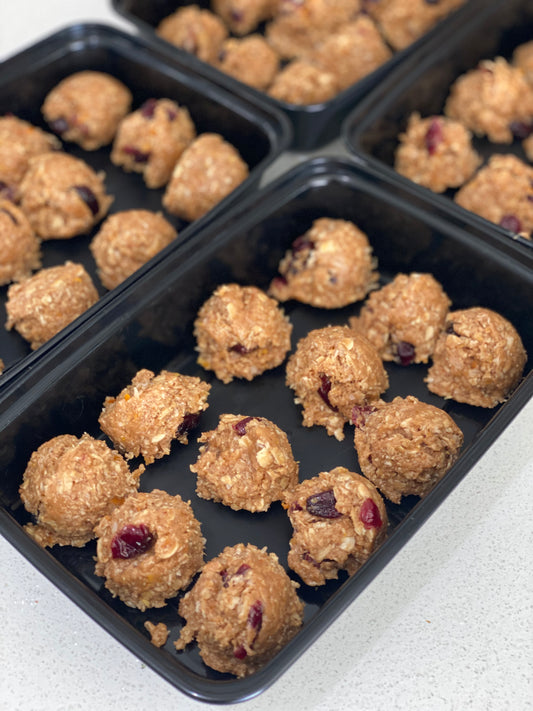 Gluten-Free Cranberry Orange Energy Bites