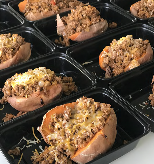 Taco Stuffed Sweet Potatoes