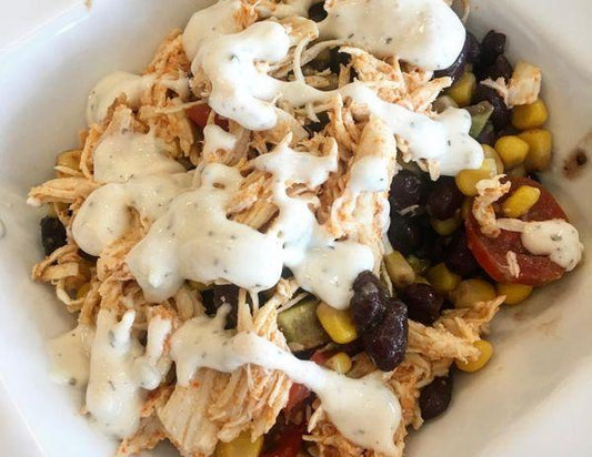 Healthy Buffalo Chicken Bowls