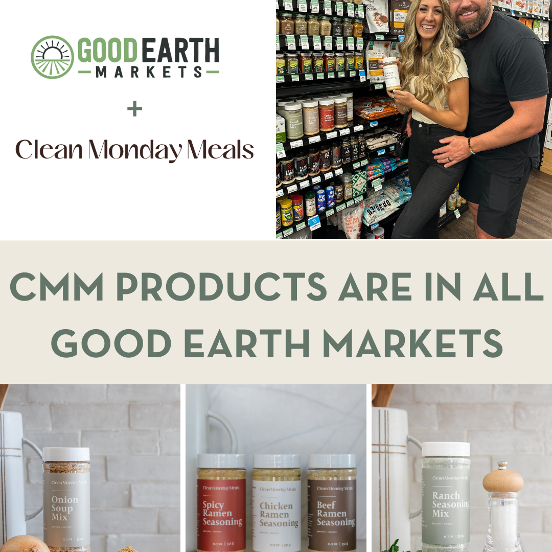 CMM Products are in ALL Good Earth Markets