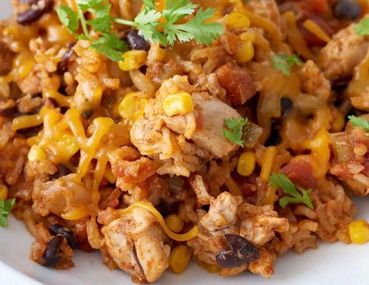 Spicy Chicken Burrito Bowls