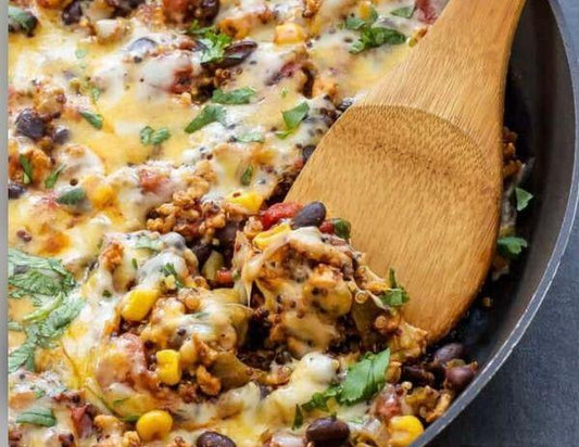 Quinoa Turkey Taco Skillet