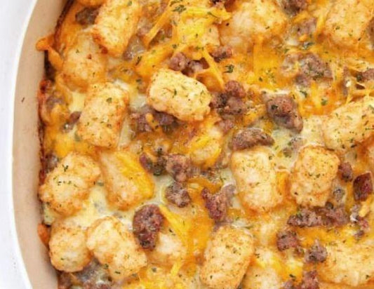 Tater Tot Sausage Casserole