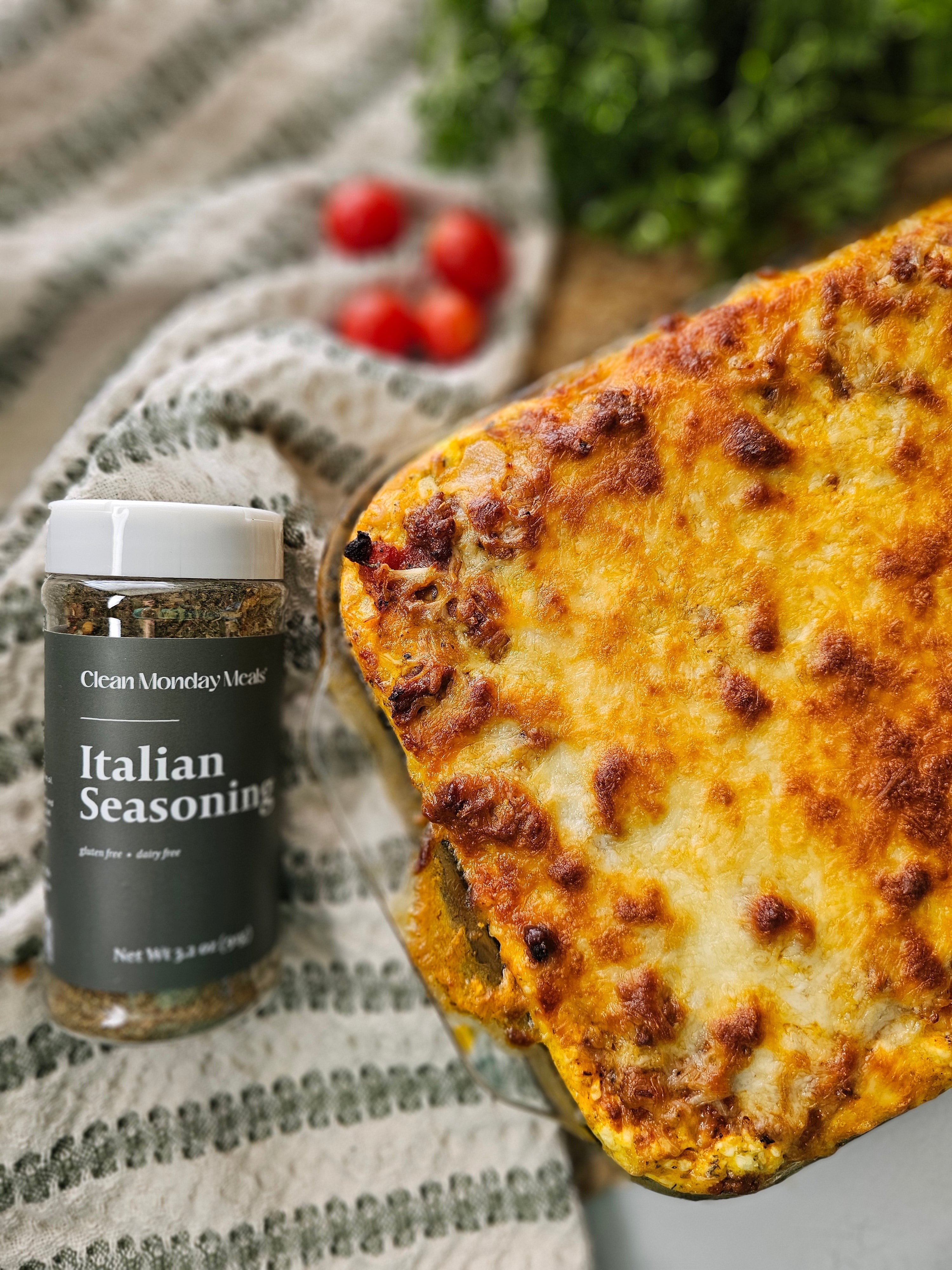 Homemade Beef & Creamy Herb Lasagna