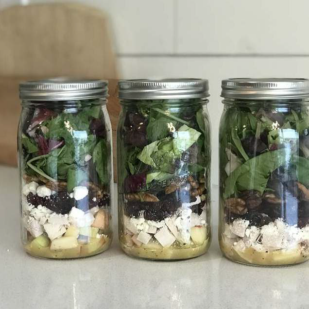 Apple Harvest Mason Jar Salad