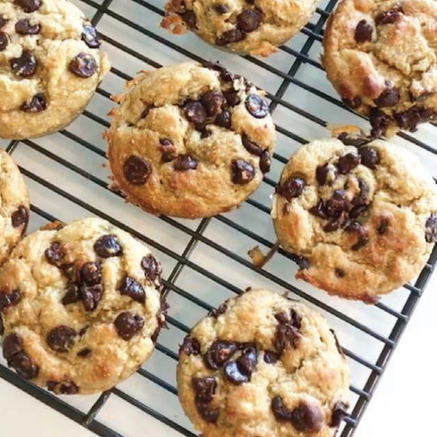 Banana Oat Greek Yogurt Muffins