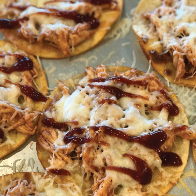BBQ Chicken Tostados