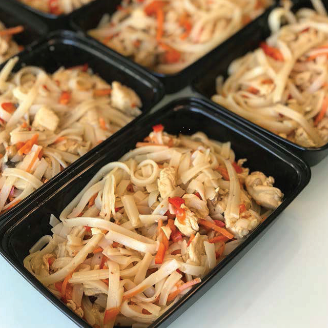 Pad Thai Zoodle Chicken Bowls