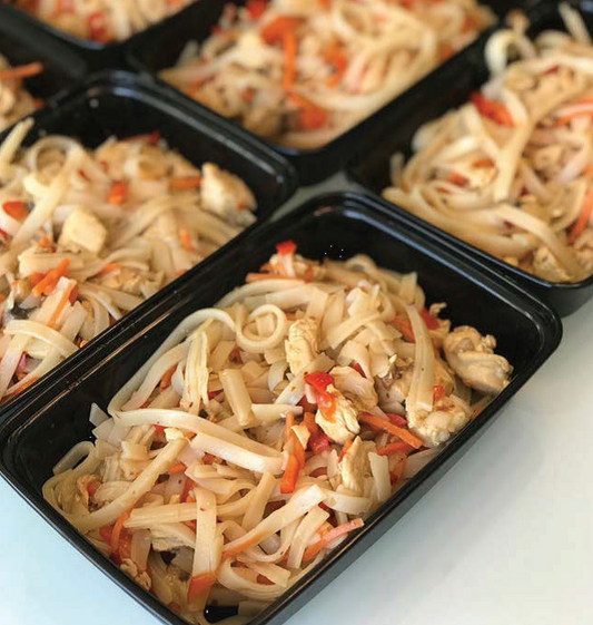Pad Thai Zoodle Chicken Bowls