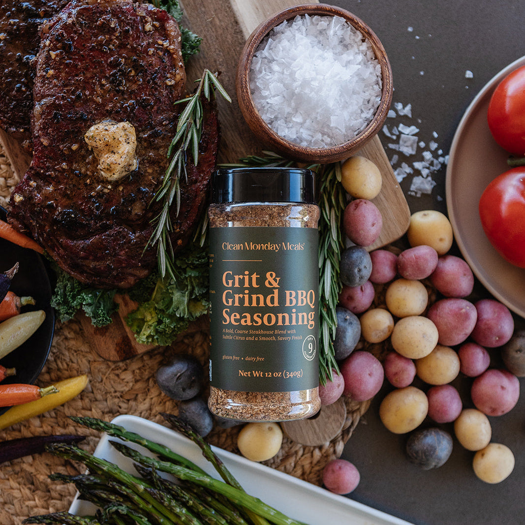 Grit & Grind Steak with BBQ Compound Butter