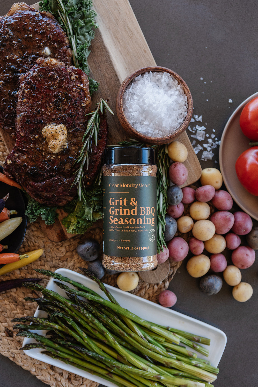 Grit & Grind Steak with BBQ Compound Butter