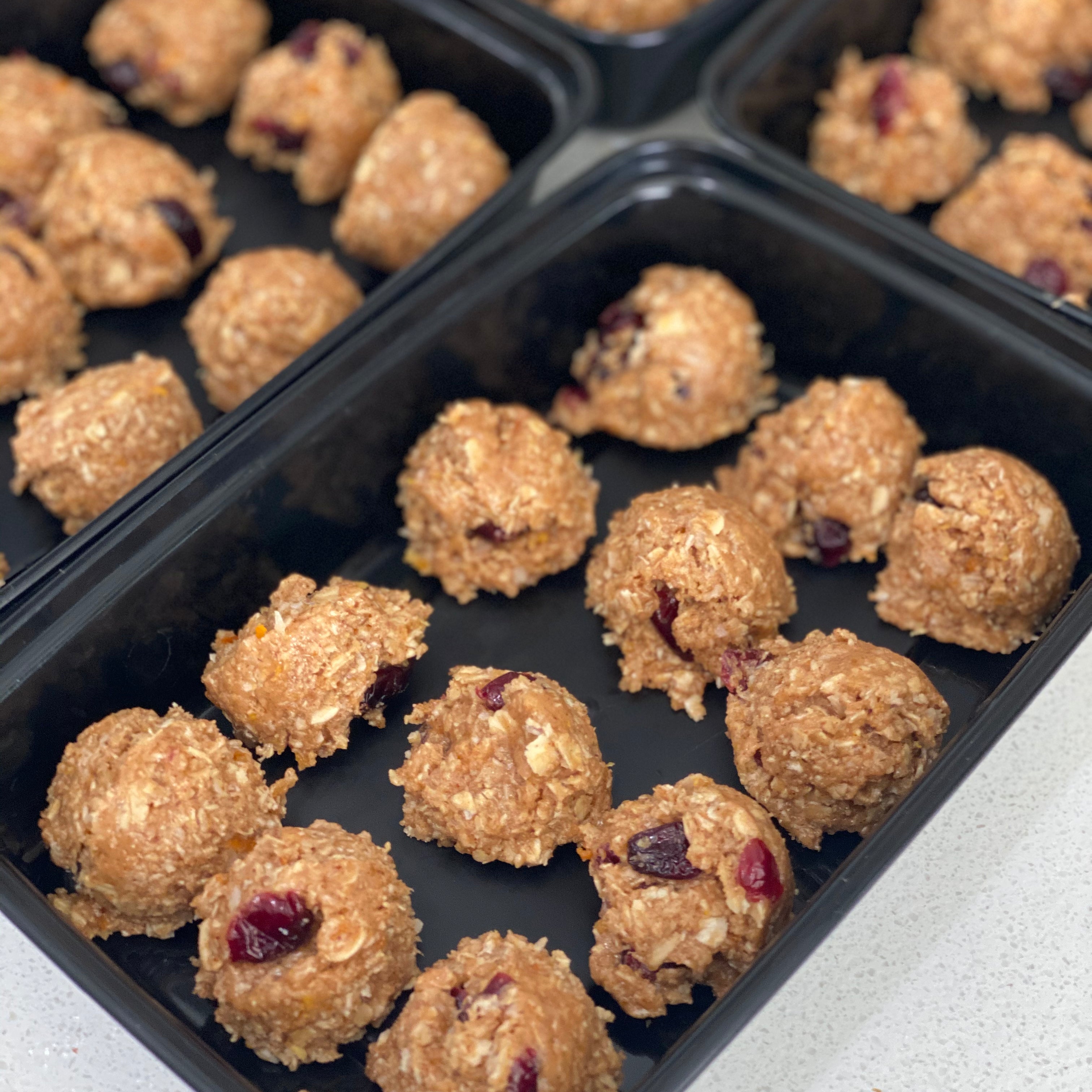 Gluten-Free Cranberry Orange Energy Bites