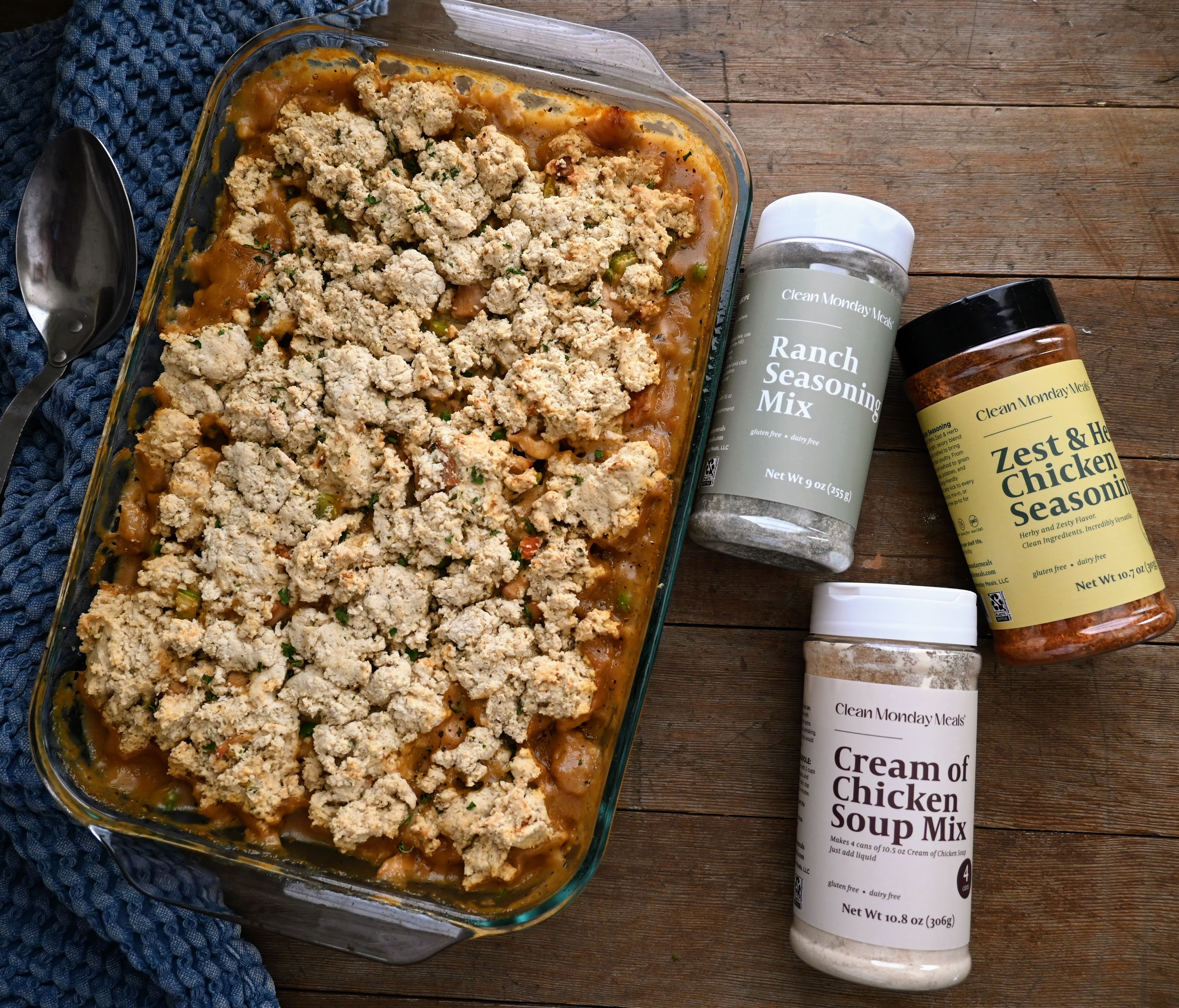 Creamy Chicken Pot Pie Casserole