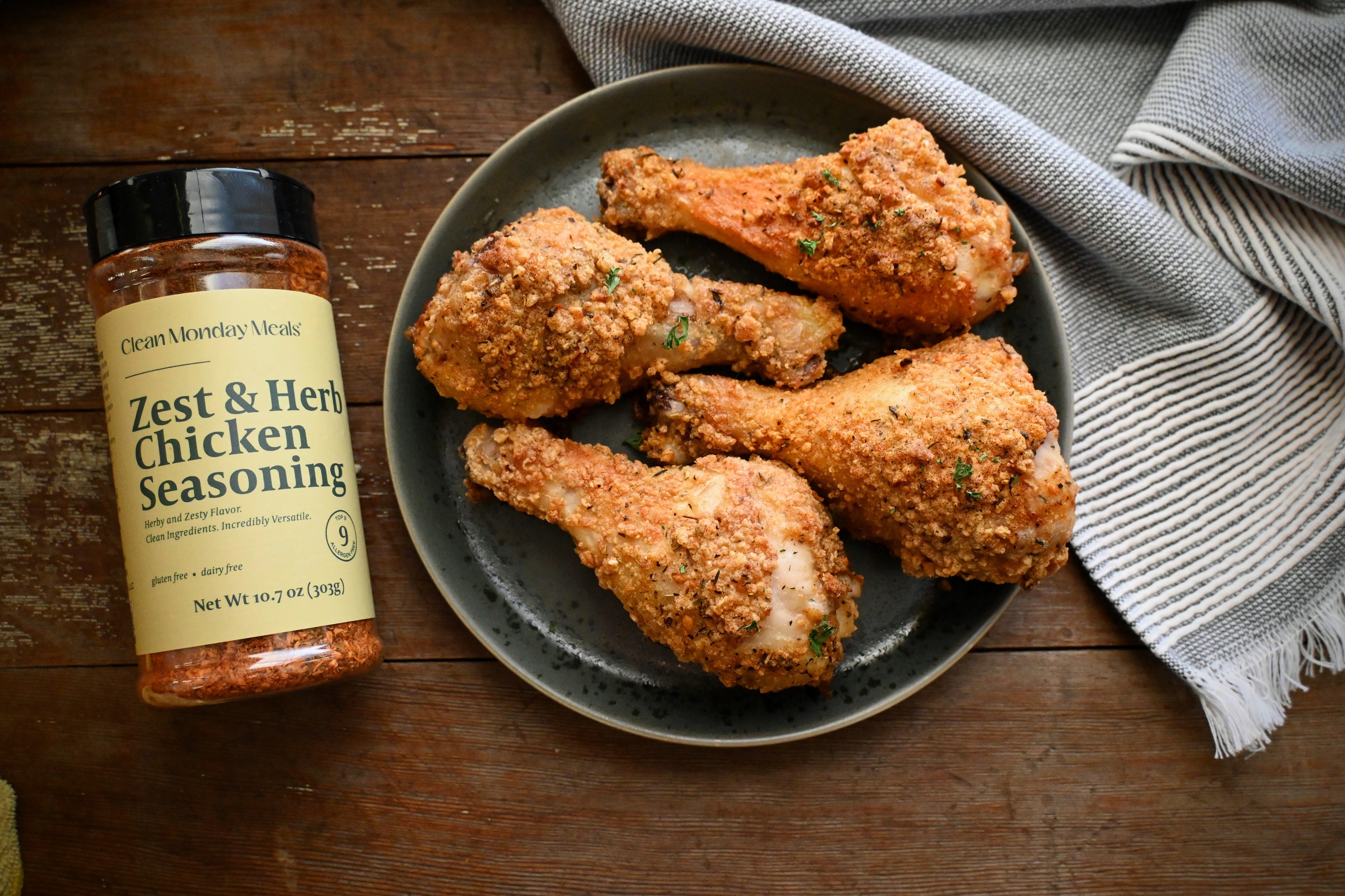 Crispy Baked Chicken Legs