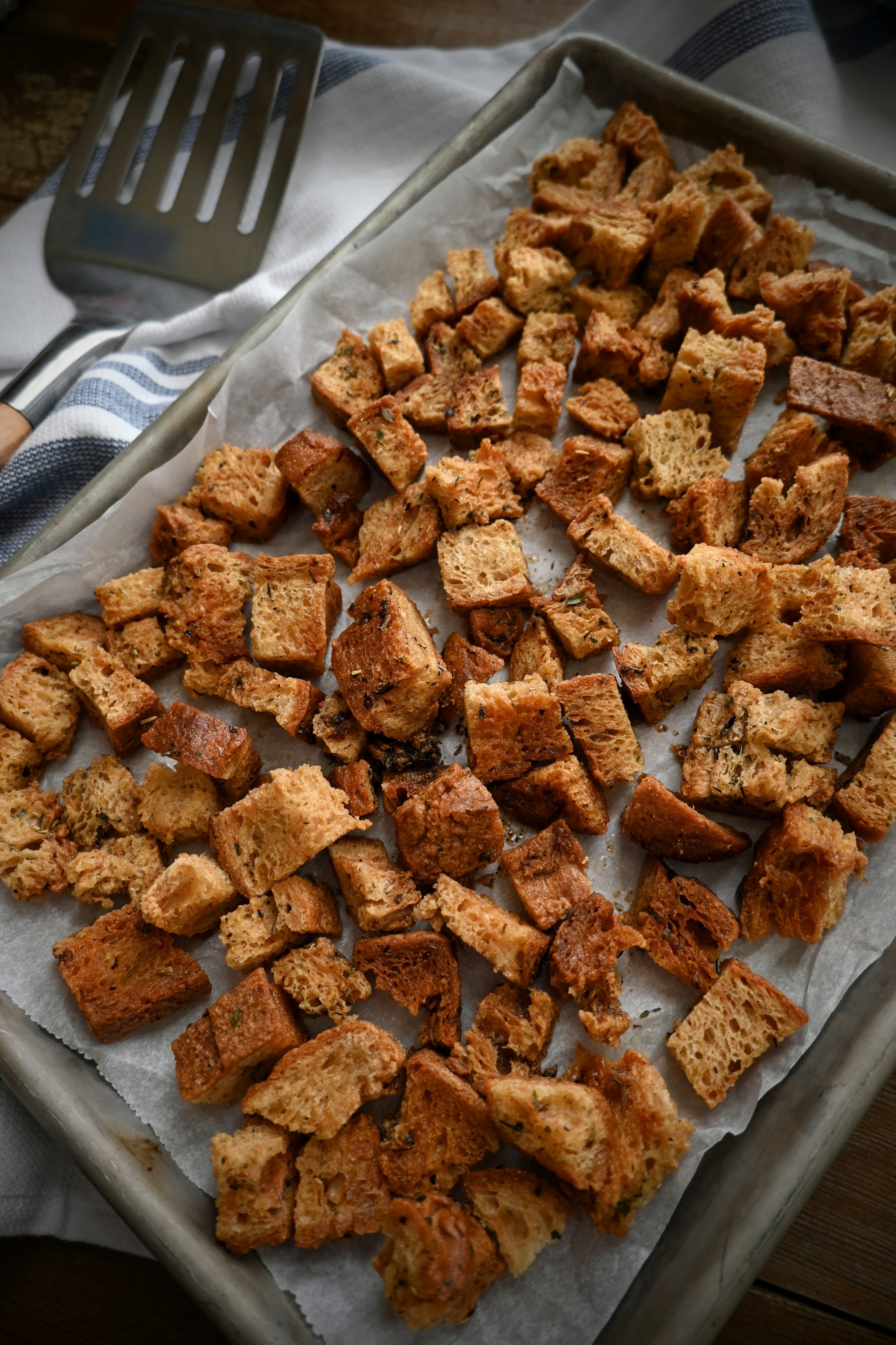 Crispy Gluten-Free Savory Croutons