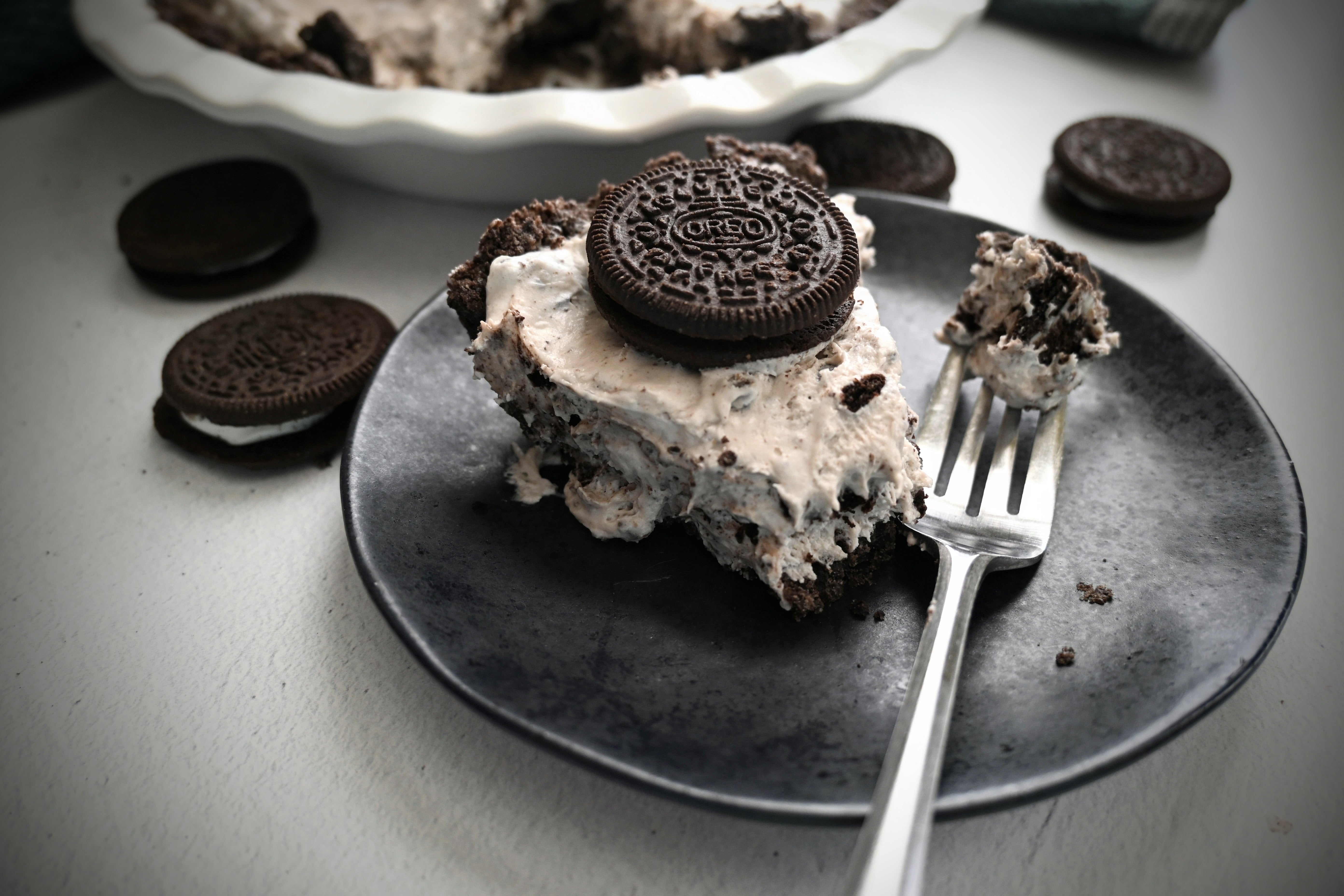 Cookies and Cream Pie (Oreo Style)