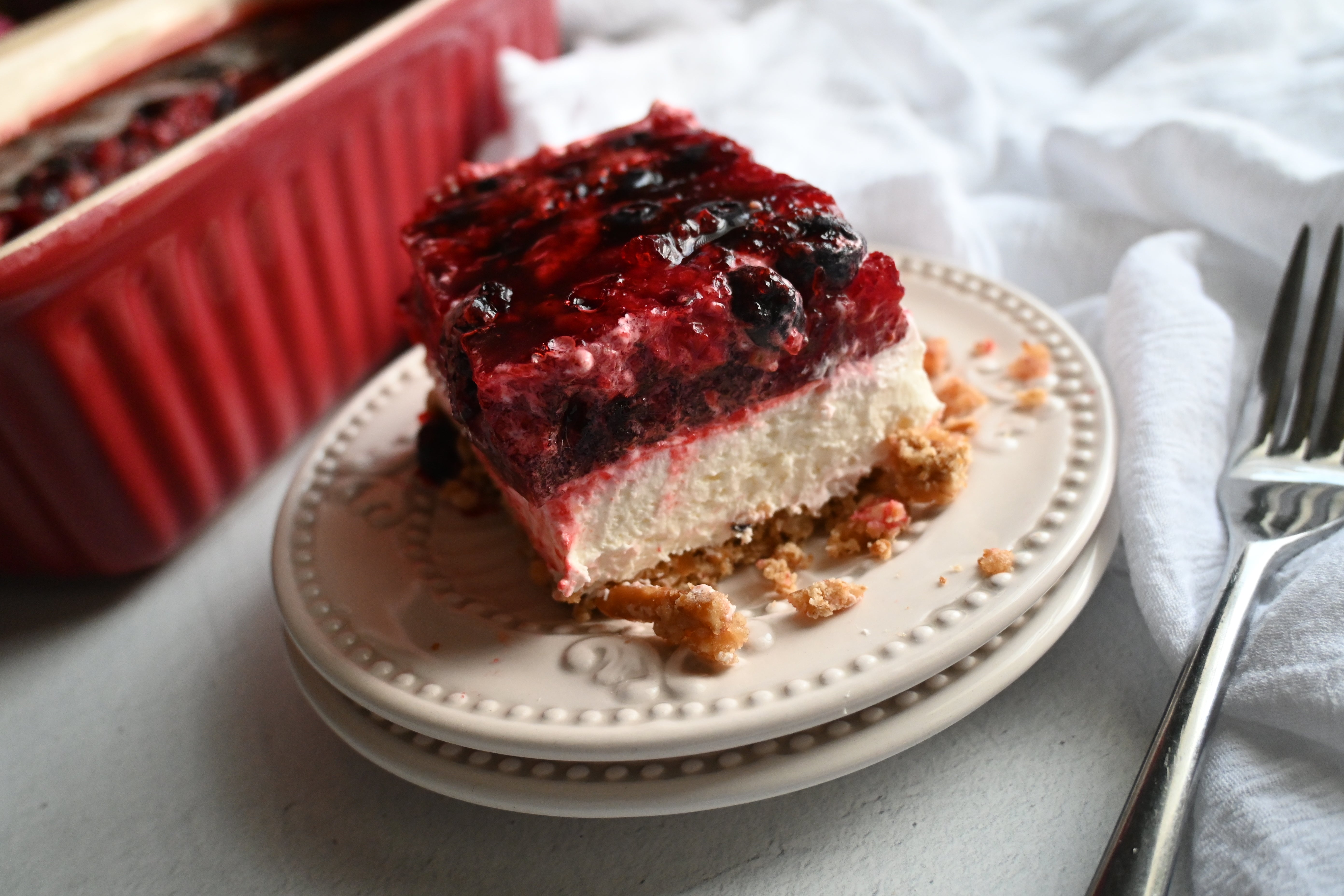 Berry Pretzel Salad