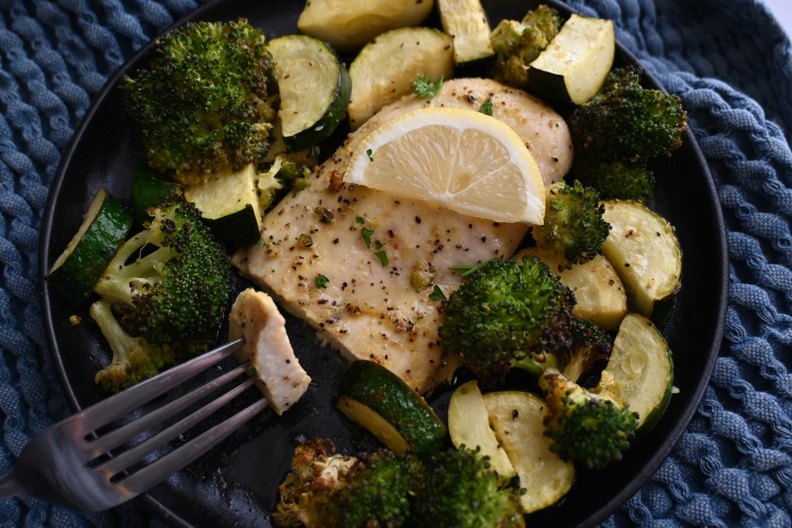 Sheet Pan Lemon Pepper Chicken & Veggies
