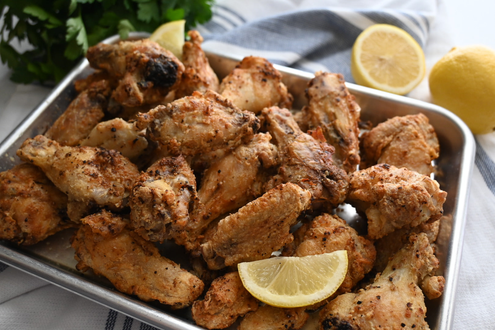Crispy Lemon Pepper Wings