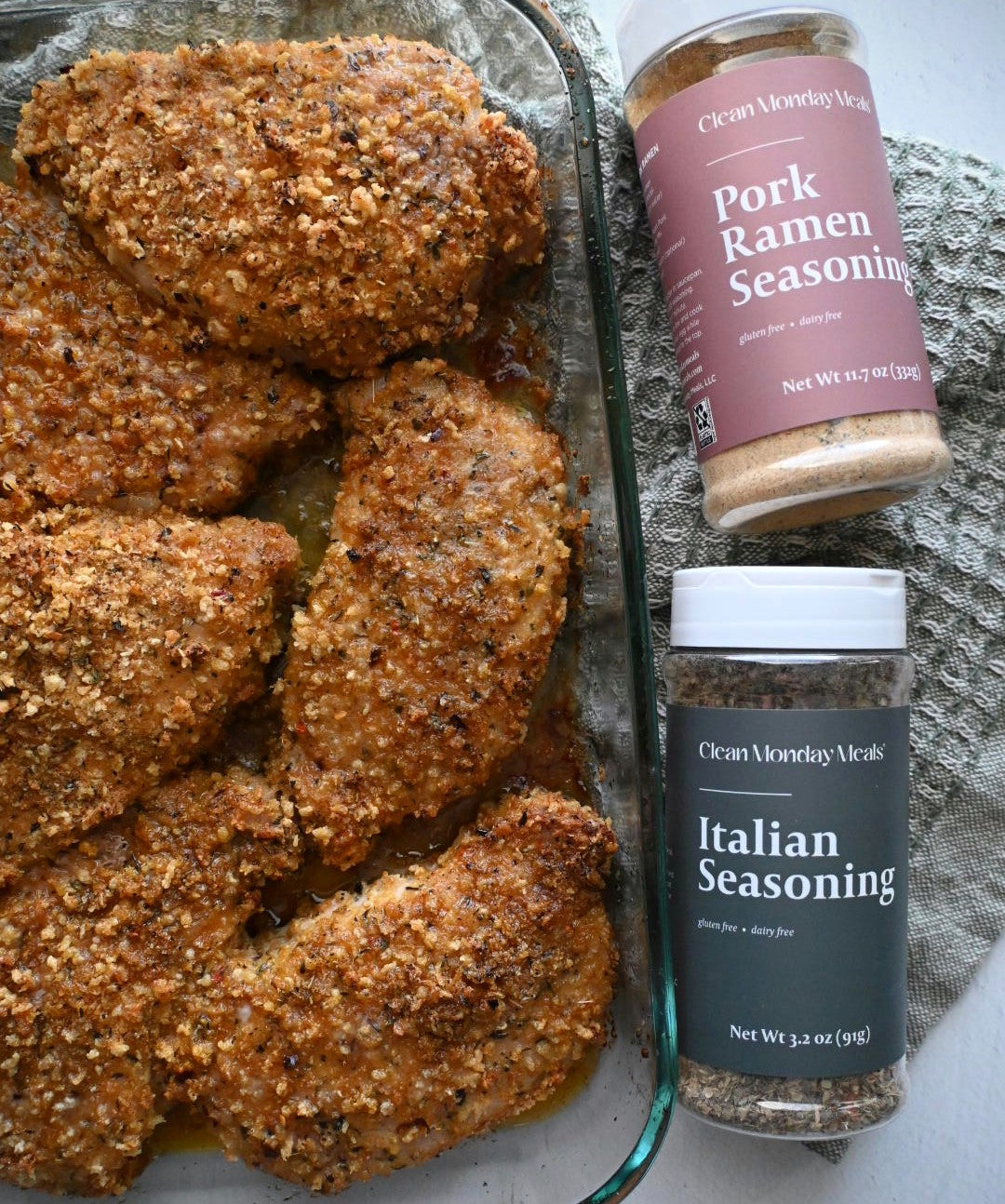 Crispy Baked Pork Chops