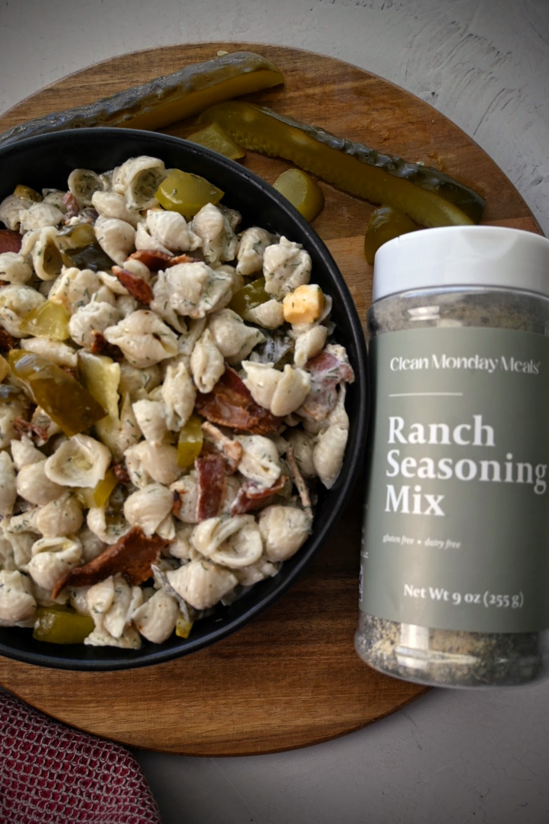 Pickle Ranch Pasta Salad