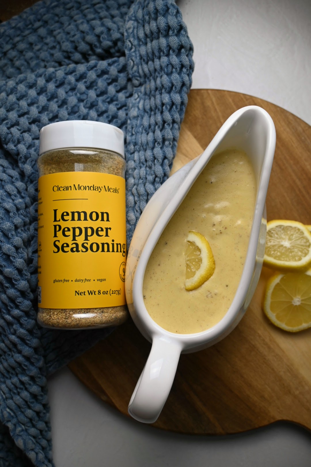 Lemon Garlic Cream Gravy