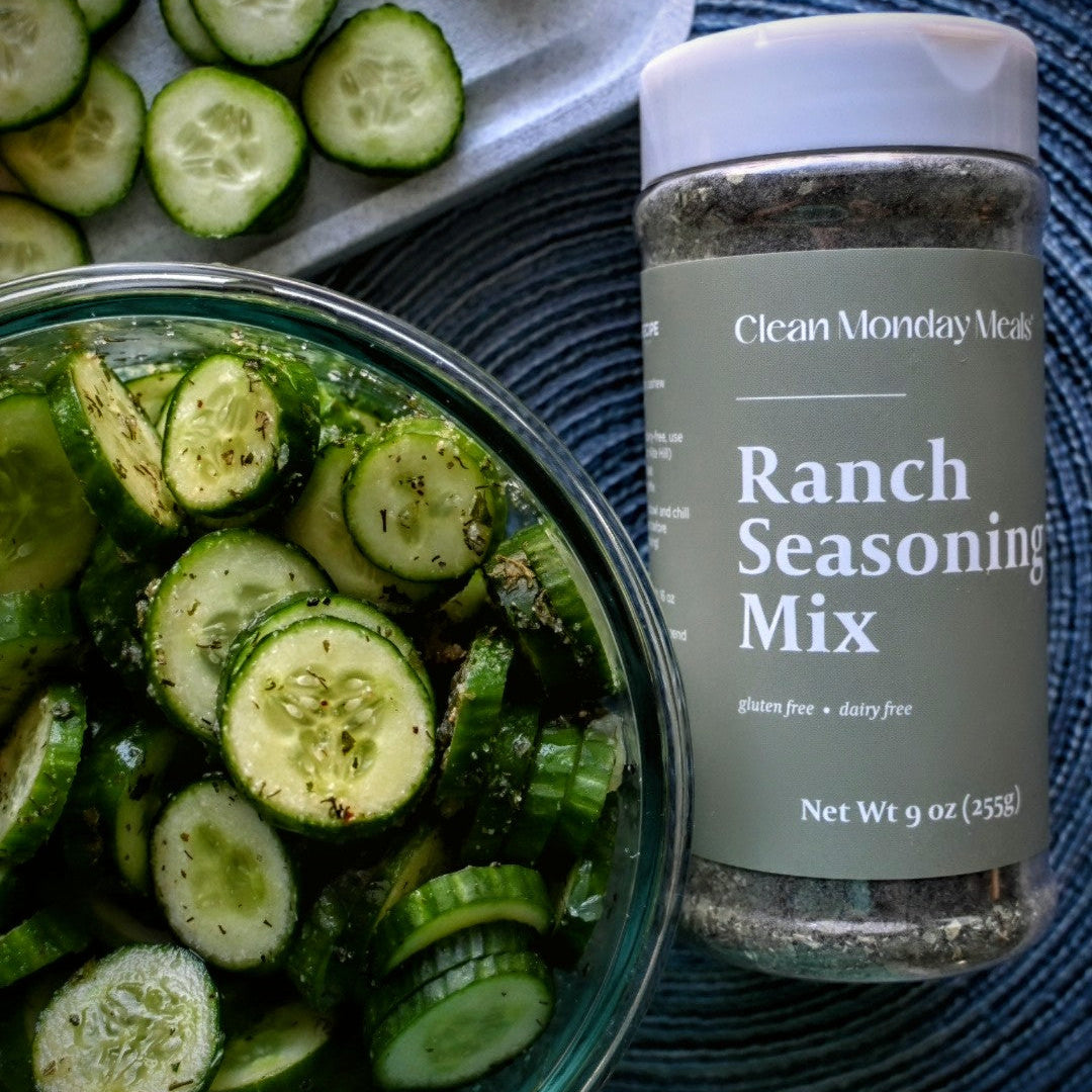 Quick & Easy Ranch Cucumber Salad