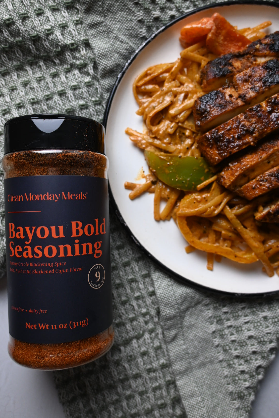 Creamy Bayou Bold Blackened Chicken Pasta
