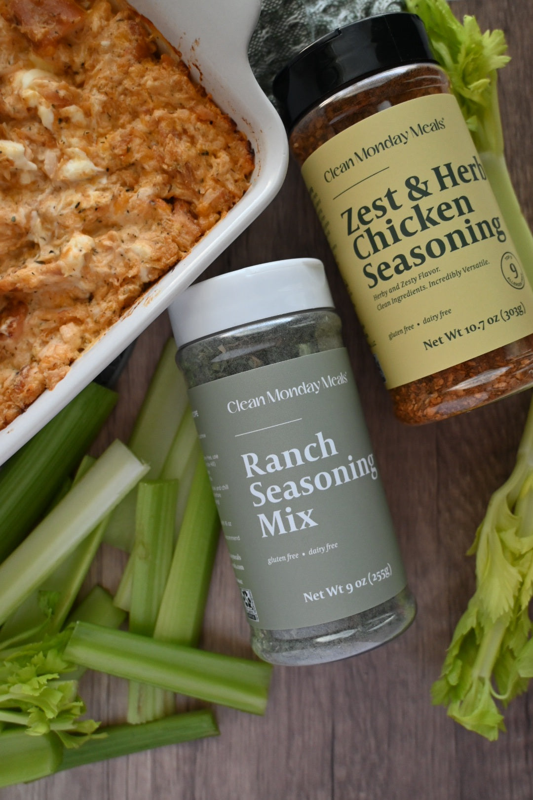 Zesty Herb and Ranch Chicken Dip