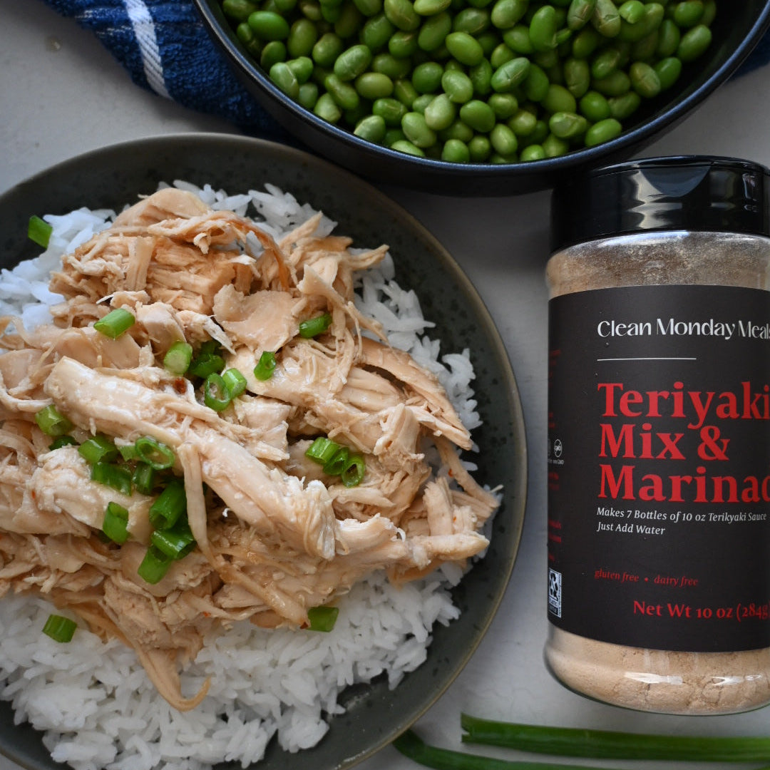 Slow Cooker Shredded Teriyaki Chicken