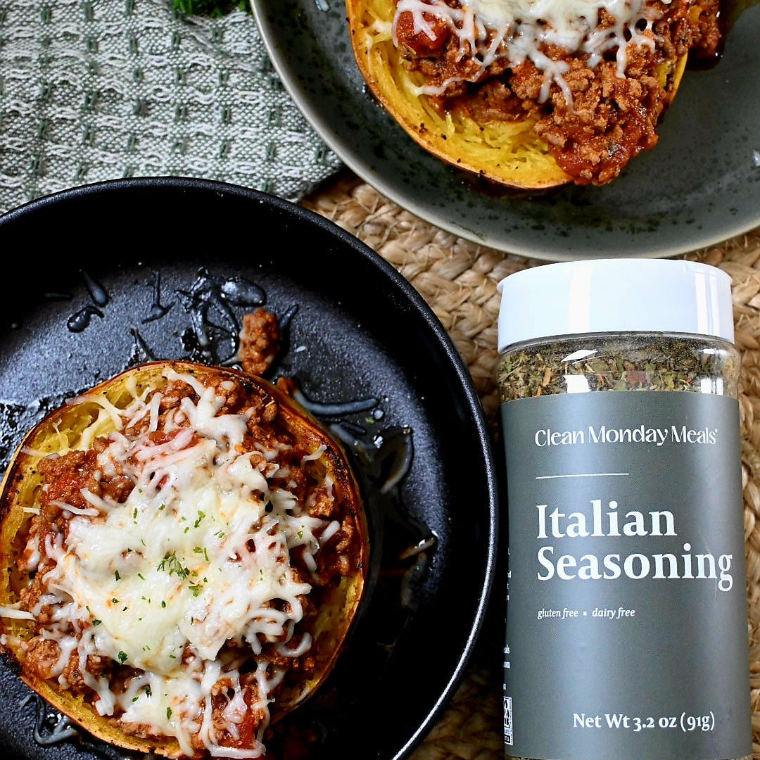 Roasted Spaghetti Squash Marinara Bowl