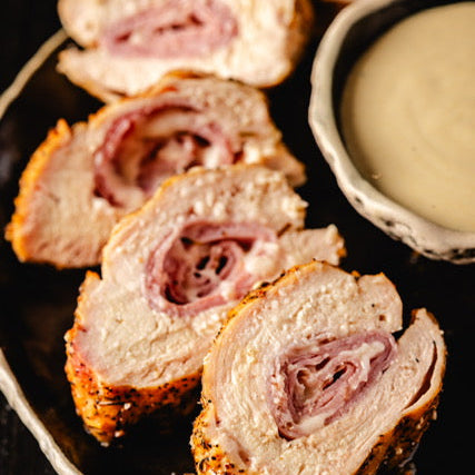 Grilled Chicken Cordon Bleu