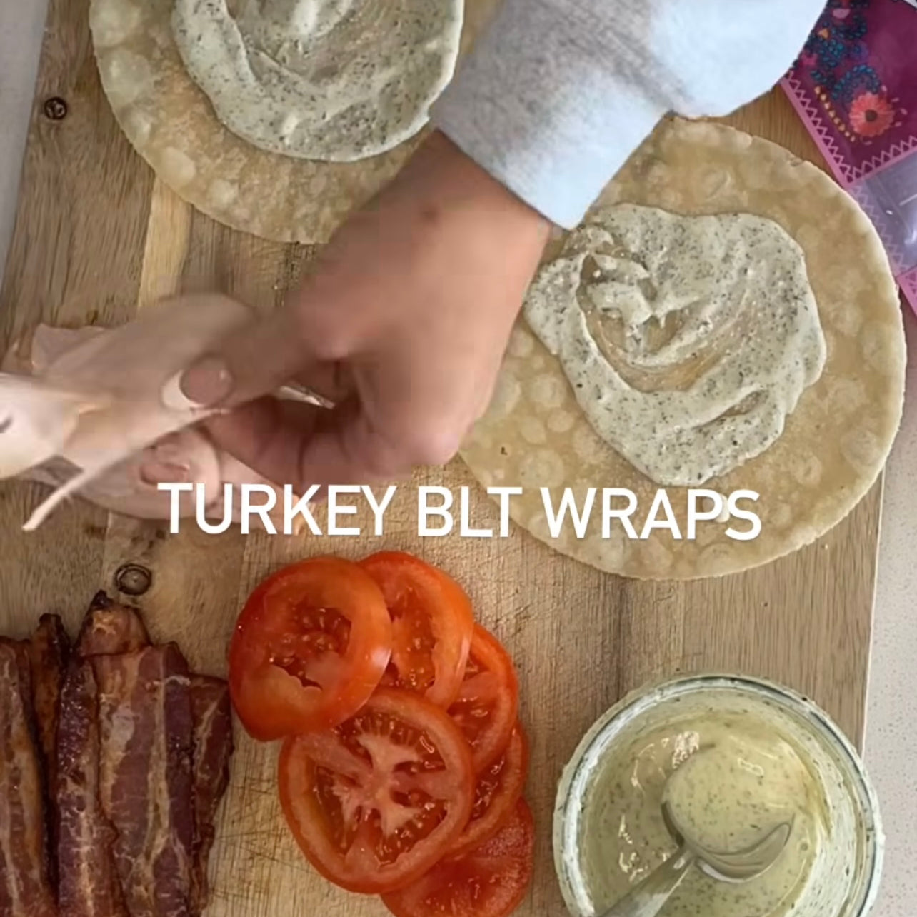 Turkey BLT Wraps