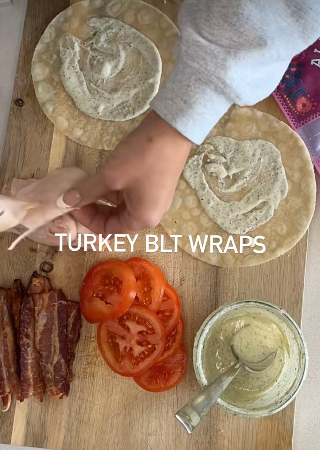 Turkey BLT Wraps