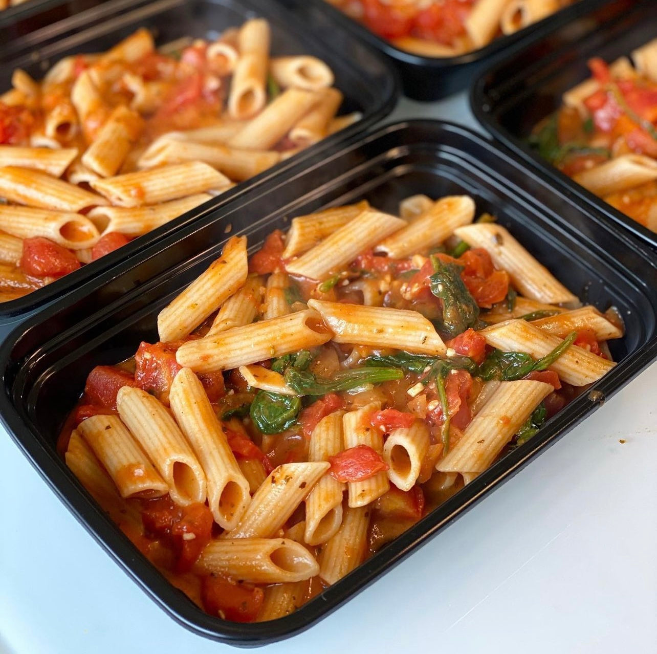Creamy Tomato and Spinach Pasta