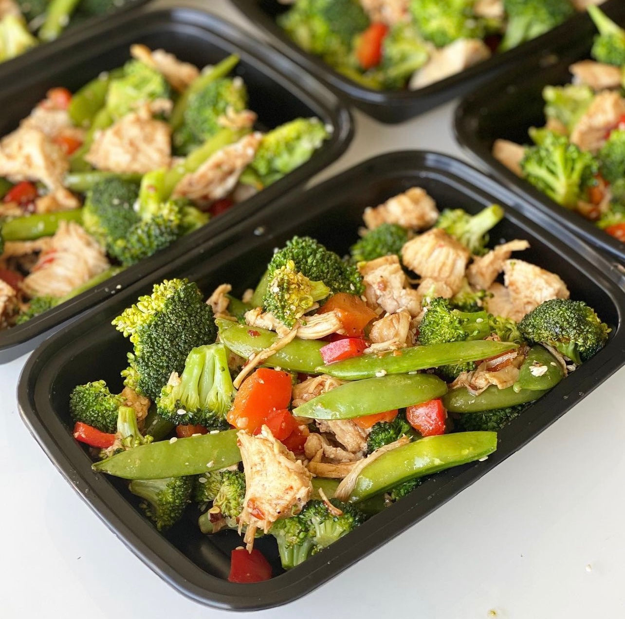 Sesame Chicken and Veggies