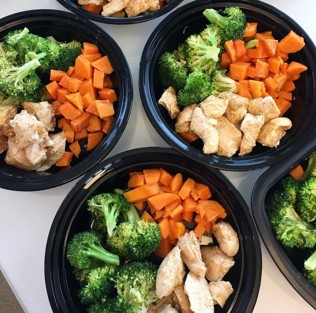 Spicy Chicken Sweet Potato Bowl