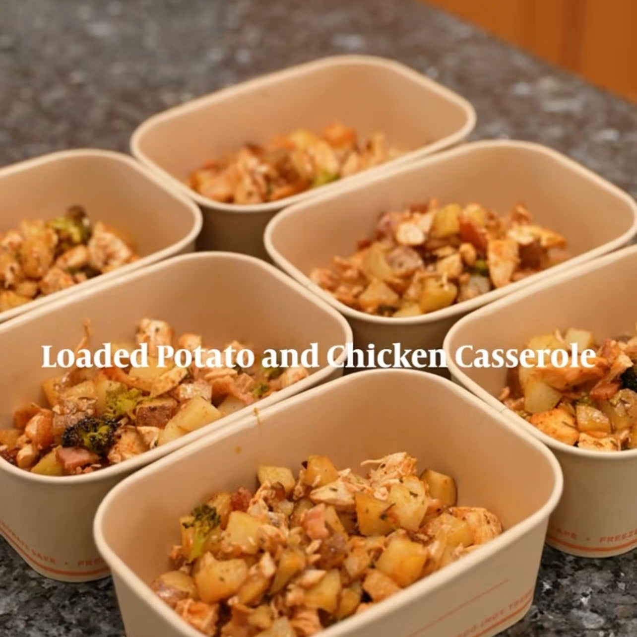 Loaded Potato and Chicken Casserole