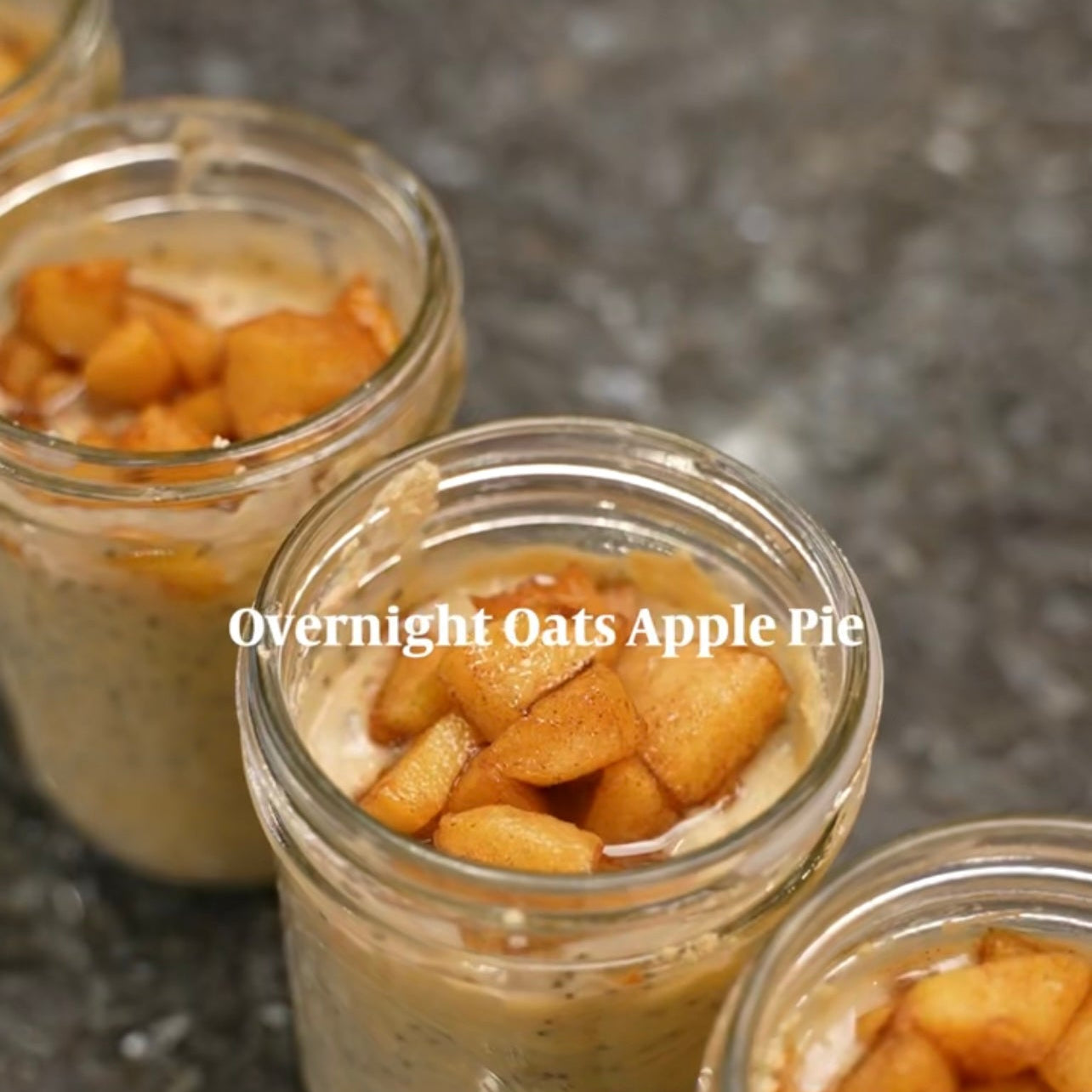 Overnight Oats Apple Pie