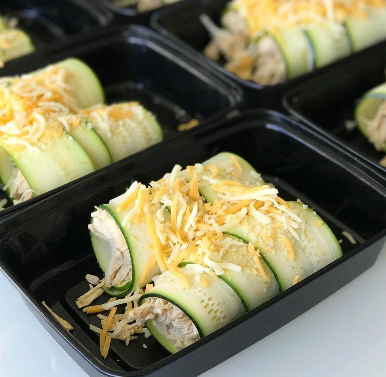 Zoodle Chicken Enchiladas