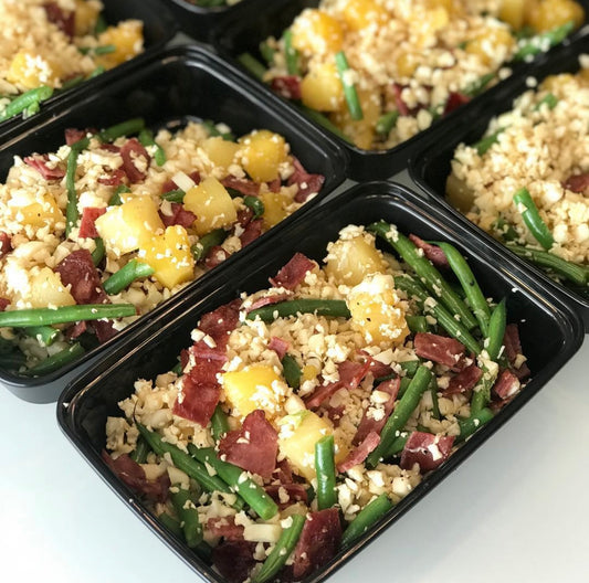 Pineapple Cauliflower Rice Bowls