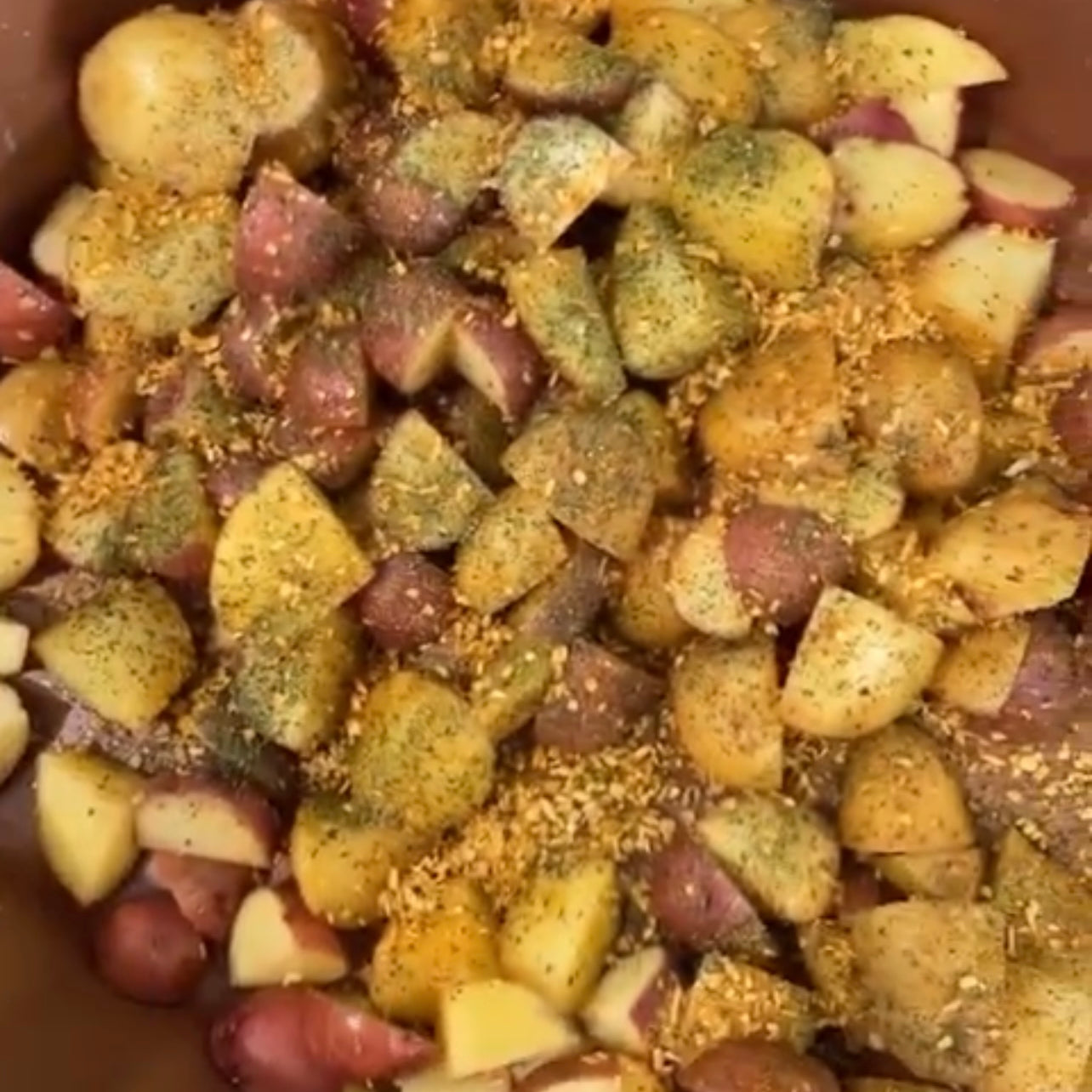 Roasted Potatoes with my Onion Mix & Ranch Seasoning