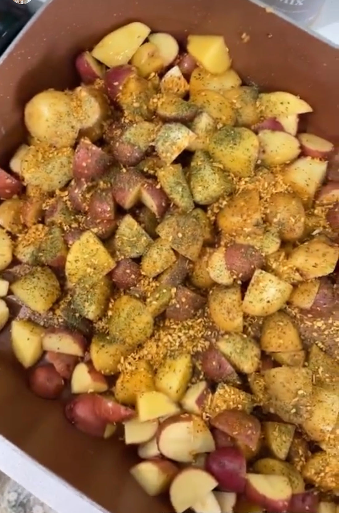 Roasted Potatoes with my Onion Mix & Ranch Seasoning