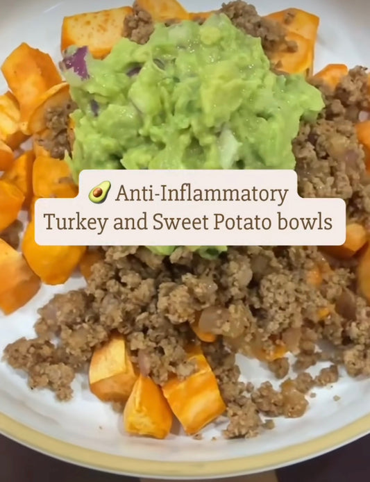 Anti-Inflammatory Turkey & Sweet Potato Bowls