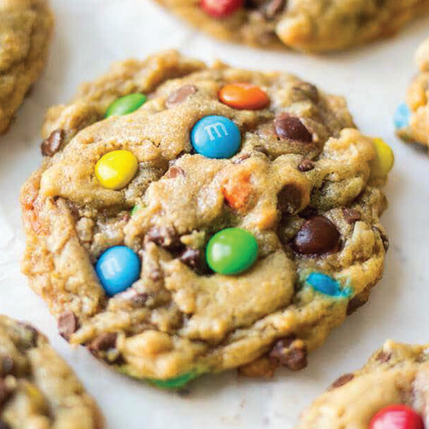 Gluten-Free M&M Cookies