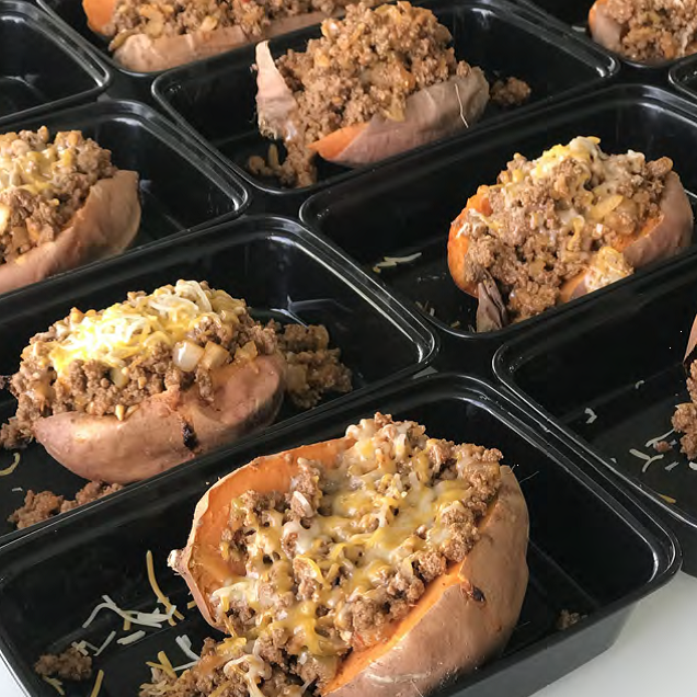 Taco Stuffed Sweet Potatoes