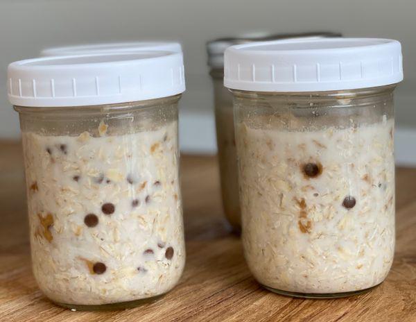 Chunky Monkey Overnight Oats
