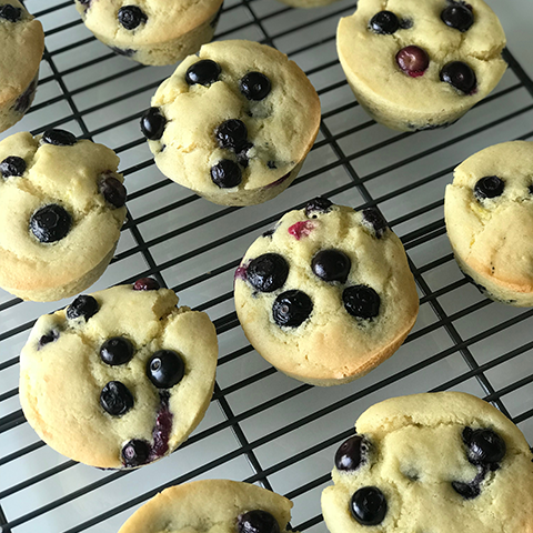 Gluten-Free Lemon Blueberry Muffins
